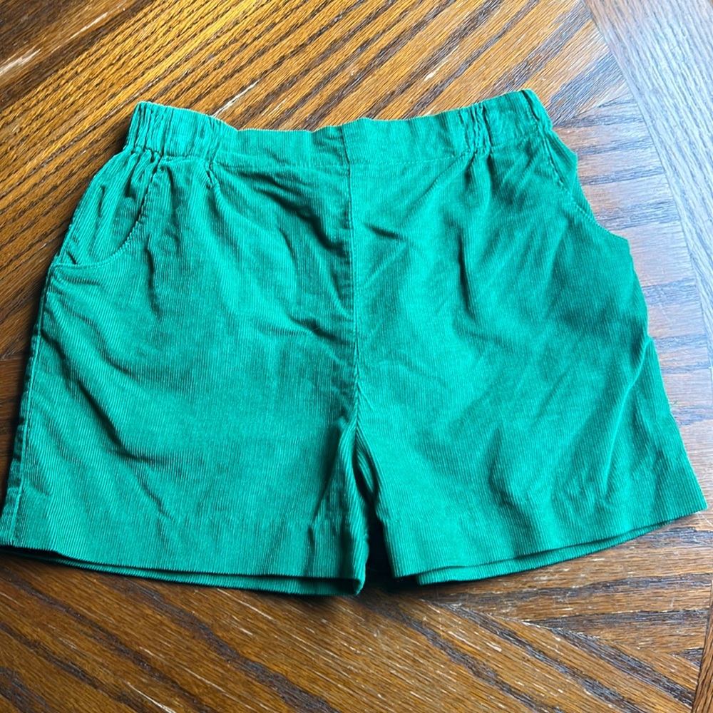 Banbury Cross Green Corduroy Dress Shorts Size 4